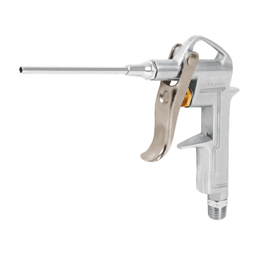 Pistola metálica para sopletear, con extensión de 4'