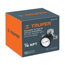 Cargar imagen en el visor de la galería, Regulador de aire para compresor, cuerda 1/4 NPT
