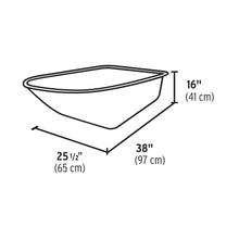 Cargar imagen en el visor de la galería, Carretilla6ft3,mgos/madera 1-3/4&#39;,llanta neumática reforzada
