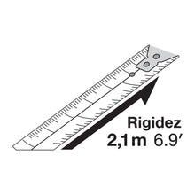 Cargar imagen en el visor de la galería, Flexómetro azul 8m cinta 25 mm, Pretul tarjeta plástica
