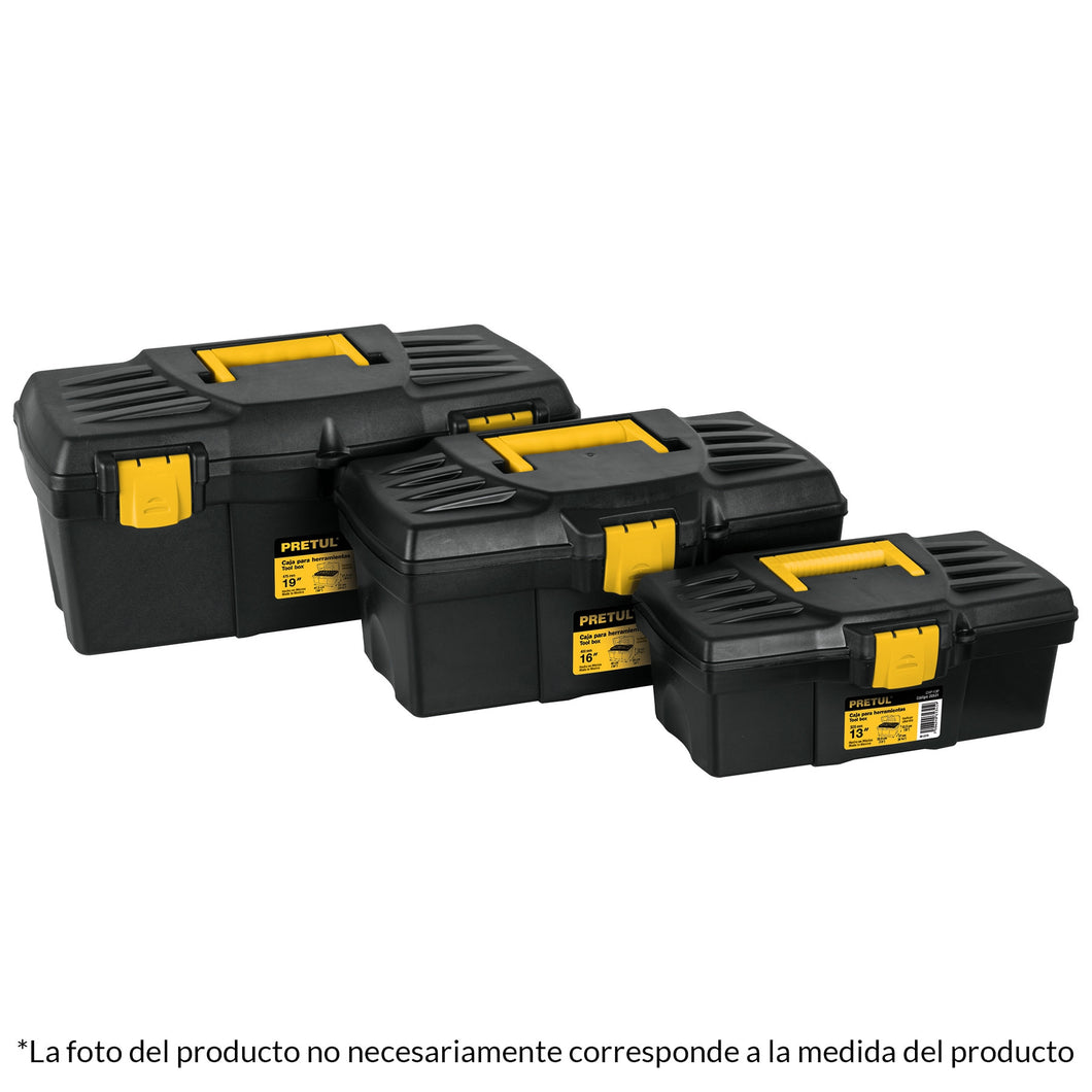 Caja plástica para herramientas, 16' Pretul