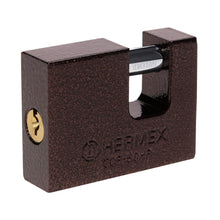 Cargar imagen en el visor de la galería, Candado antipalanca, 50mm, cuerpo de hierro, Hermex Basic
