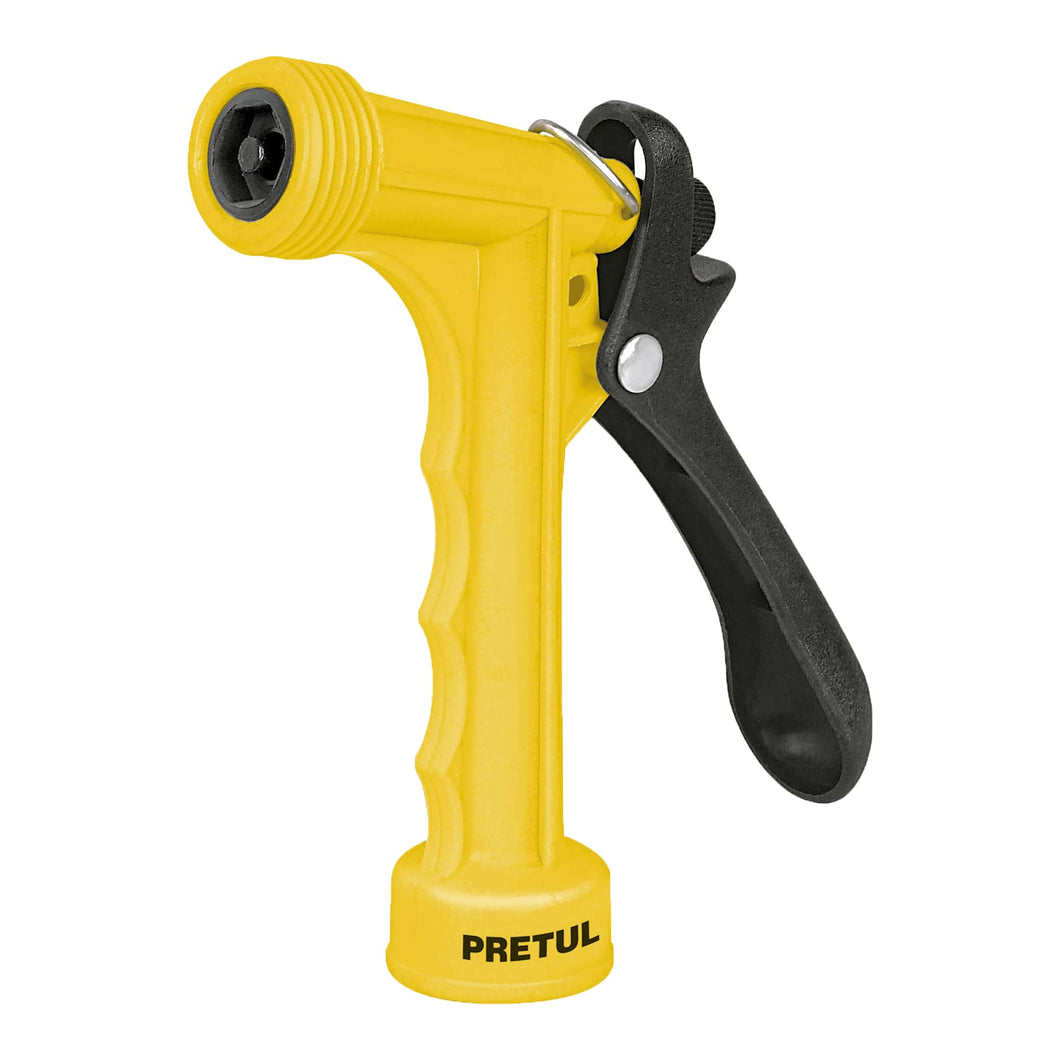 Pistola plástica p/riego, 5', Pretul