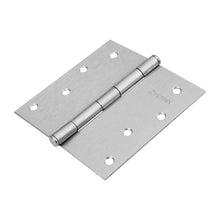 Cargar imagen en el visor de la galería, Bisagra cuadrada 4&#39;, acero cromo mate, plana, Hermex Basic
