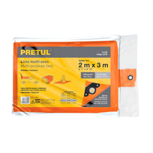 Cargar imagen en el visor de la galería, Lona 2 x 3 m, naranja, Pretul
