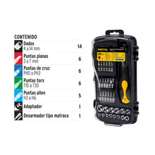 Cargar imagen en el visor de la galería, Juego de dados, cuadro 1/4&#39;, 39 piezas, Pretul
