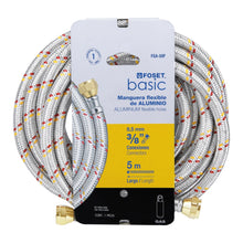 Cargar imagen en el visor de la galería, Manguera para gas, aluminio, 3/8&#39; X 500 cm, Foset Basic
