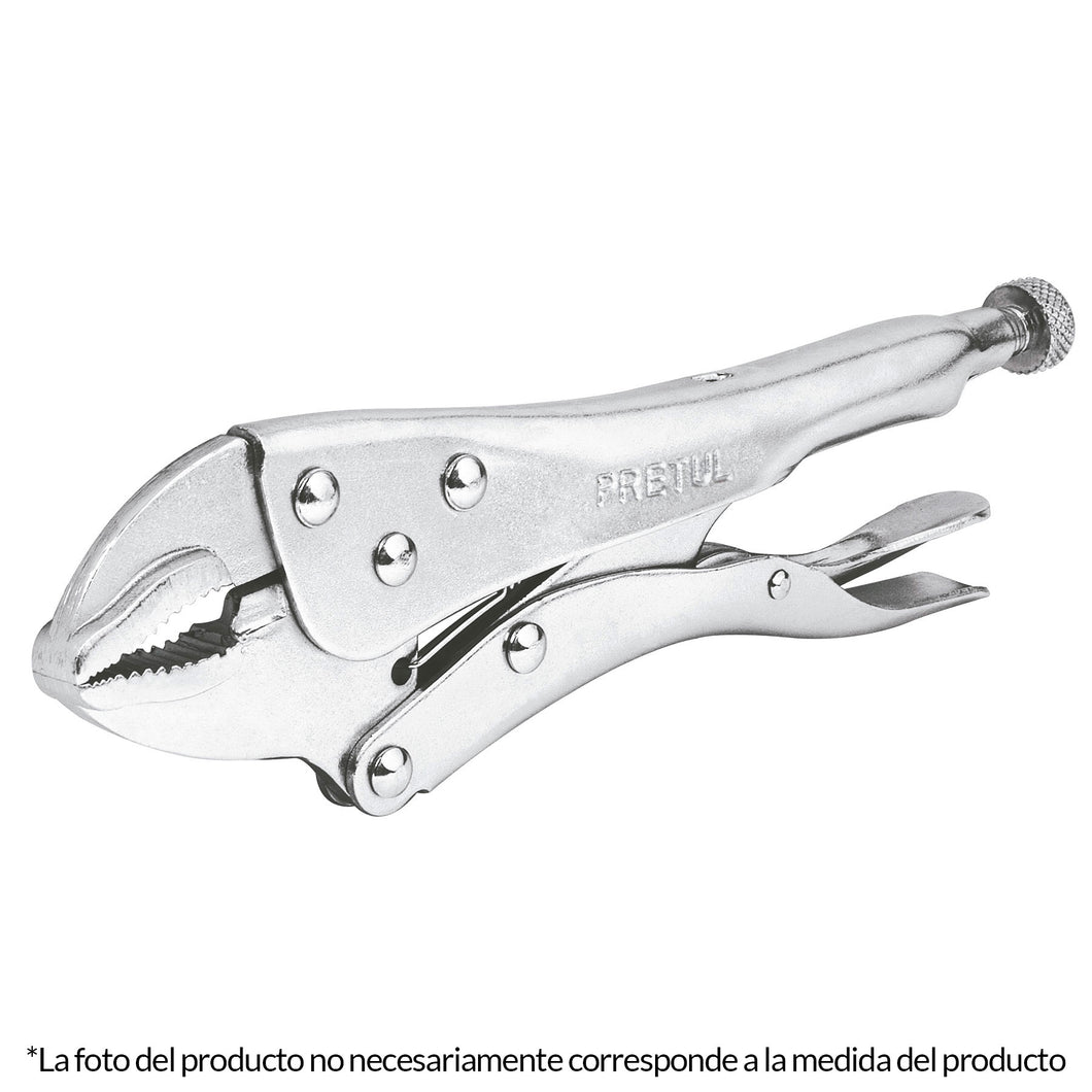 Pinza de presión 5', mordaza curva, Pretul