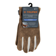 Cargar imagen en el visor de la galería, Guantes de piel de cabra con dorso de carnaza
