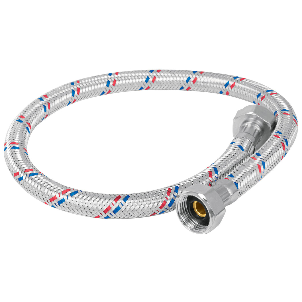 Manguera flexible para fregadero, 55cm,aluminio, Foset Basic