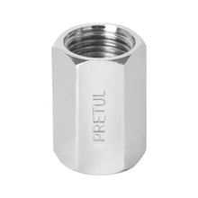 Cargar imagen en el visor de la galería, Cople acero, cuerda 1/4 NPT, Pretul
