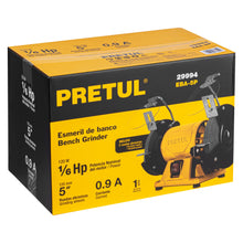 Cargar imagen en el visor de la galería, Esmeril de banco de 5&#39; de 1/6 Hp Pretul

