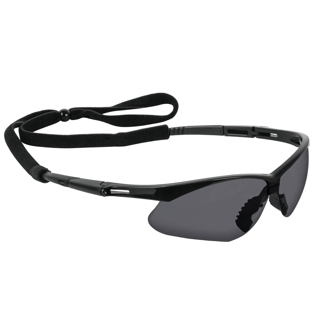 Lentes mica gris antiempaño con sujeta lentes, Sport