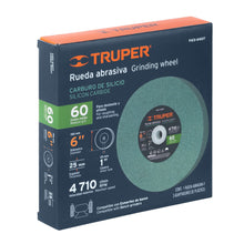 Cargar imagen en el visor de la galería, Piedra para esmeril 6 X 1&#39;, carburo de silicio, grano 60
