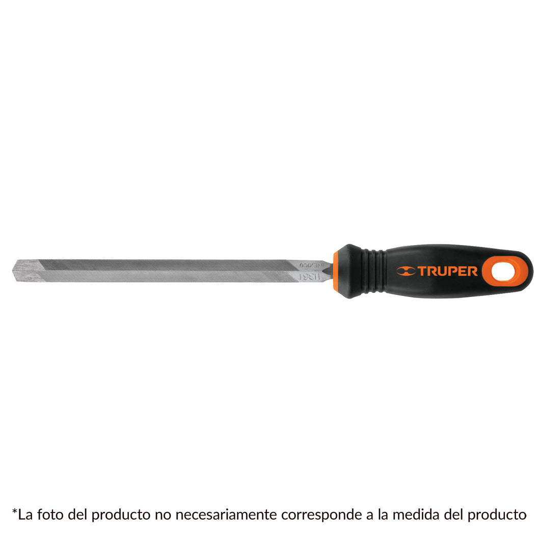 Lima triángulo pesado 6' con mango doble inyección