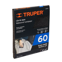 Cargar imagen en el visor de la galería, Lija de agua, grano 60
