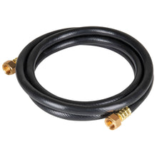 Cargar imagen en el visor de la galería, Manguera flexible negra, PVC, 3/8&#39;, 250 PSI, con conexión,1m
