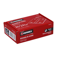 Cargar imagen en el visor de la galería, Bisagra rectangular 1-1/2&#39;, acero pulido

