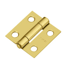 Cargar imagen en el visor de la galería, Bisagra rectangular 1&#39;, acero latonado
