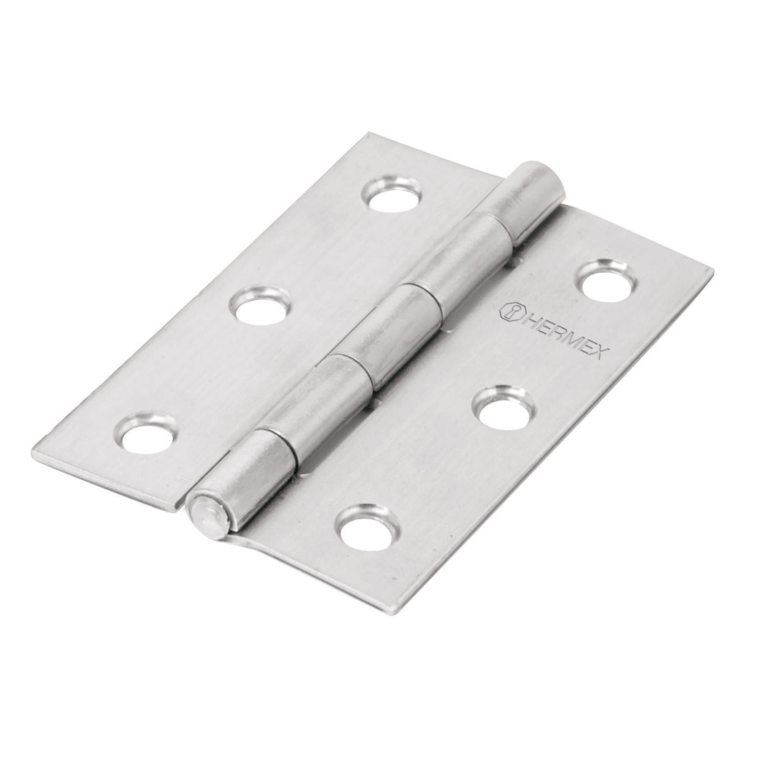 Bisagra rectangular 3', acero inoxidable