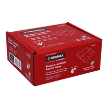 Cargar imagen en el visor de la galería, Bisagra cuadrada 4&#39;, acero inoxidable, plana
