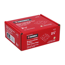 Cargar imagen en el visor de la galería, Bisagra cuadrada 2-1/2&#39;, acero latonado antiguo, plana
