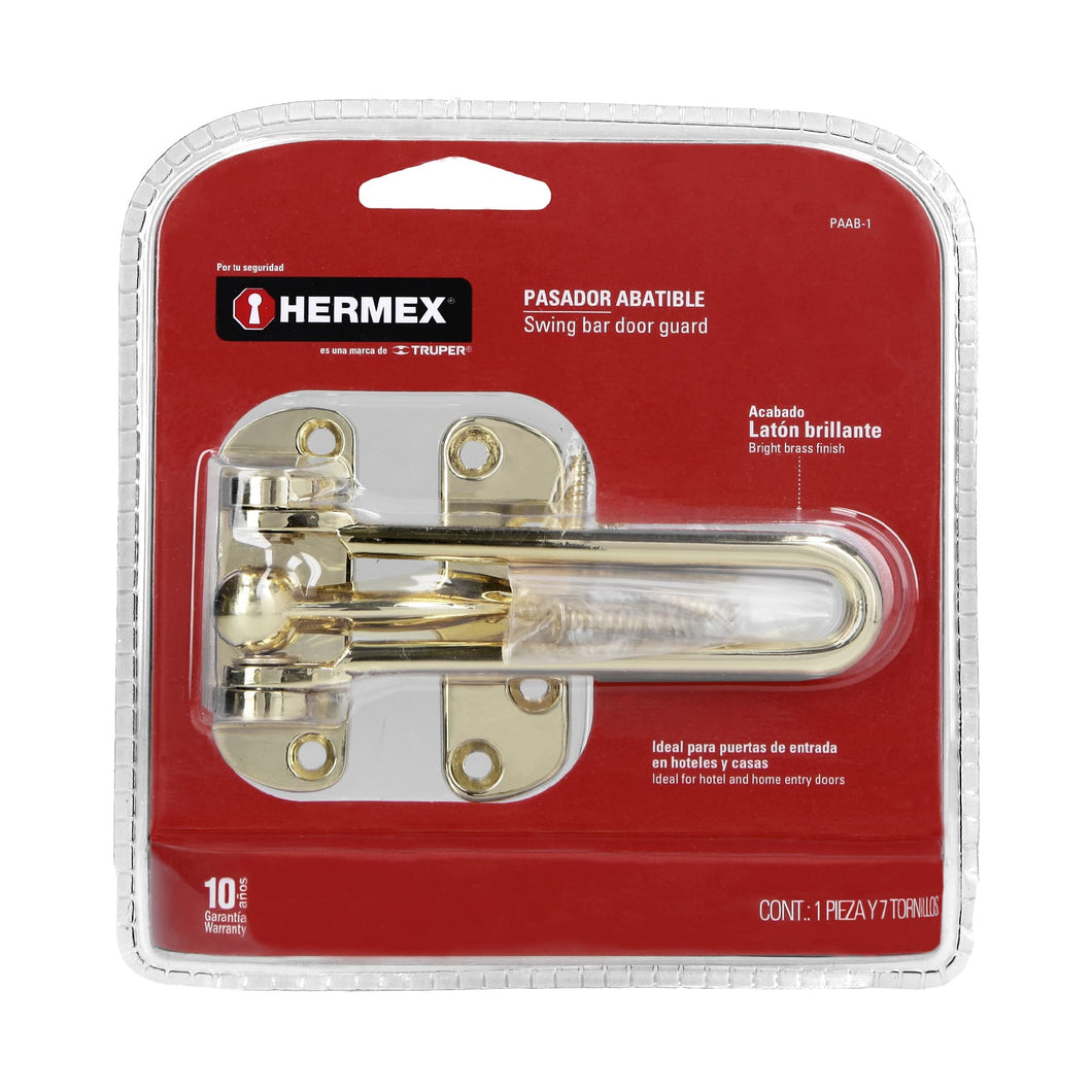 Pasador abatible de latón