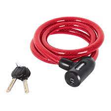 Candado de cable con llave, 20 mm X 1.20 m