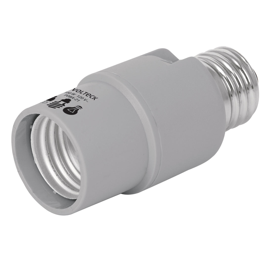 Portalámpara de policarbonato, con sensor de luz, 360°