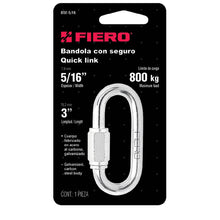 Cargar imagen en el visor de la galería, Bandola con seguro, de acero, 5/16&#39;
