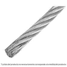 Cargar imagen en el visor de la galería, Cable rígido de acero 1/8&#39;, 7X7, 75 m

