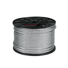 Cargar imagen en el visor de la galería, Cable rígido de acero 1/4&#39;, 7X7, 75 m
