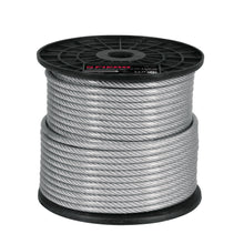 Cargar imagen en el visor de la galería, Cable flexible de acero 1/4&#39;, recubierto PVC, 7X19, 75 m
