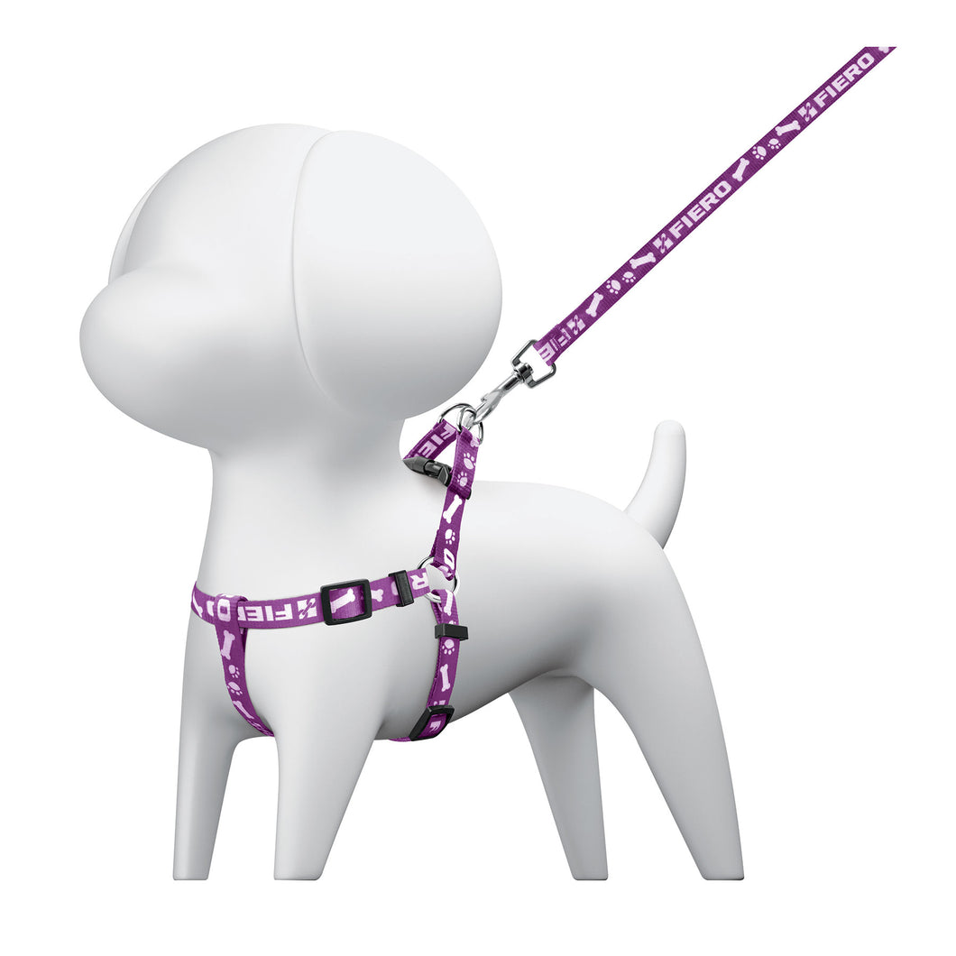 Correa para perro con pechera, 1 cm ancho