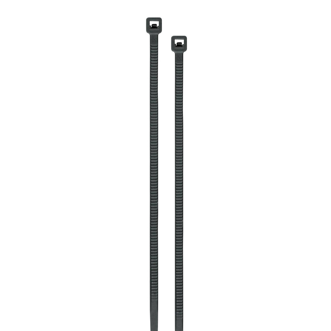 Cincho plástico, 18 lb, 15 cm, negro, bolsa con 100 pzas
