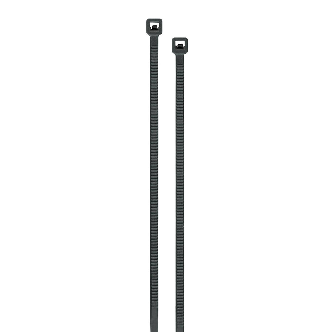 Cincho plástico, 18 lb, 20 cm, negro, bolsa con 100 pzas