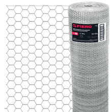 Cargar imagen en el visor de la galería, Malla de acero galvanizado, hexagonal, 38 mm x 1.50 m
