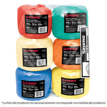 Cargar imagen en el visor de la galería, Rafia colores surtidos, calibre 2.2 g/m, 500 g
