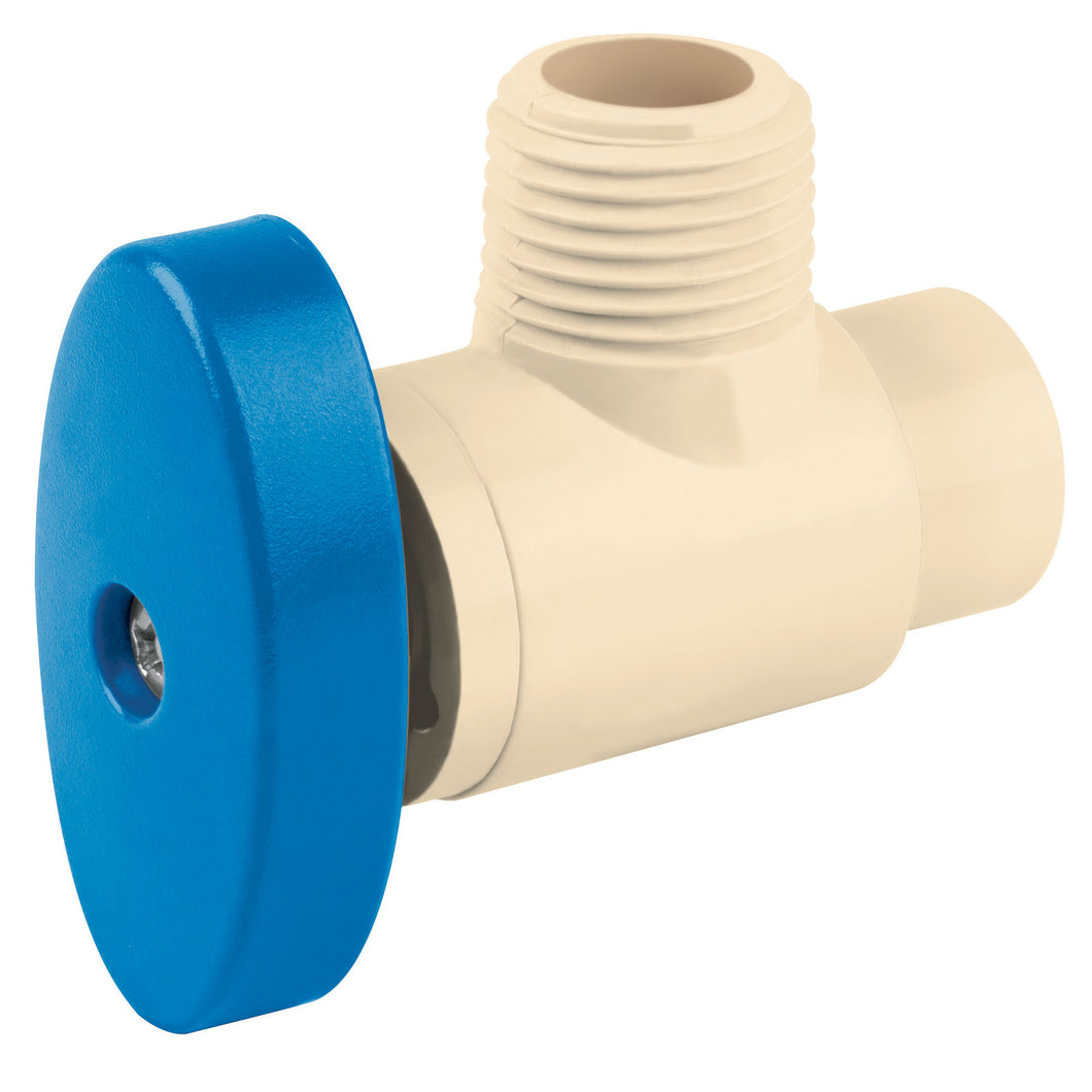 Llave angular de CPVC, (13 mm), 1/2'
