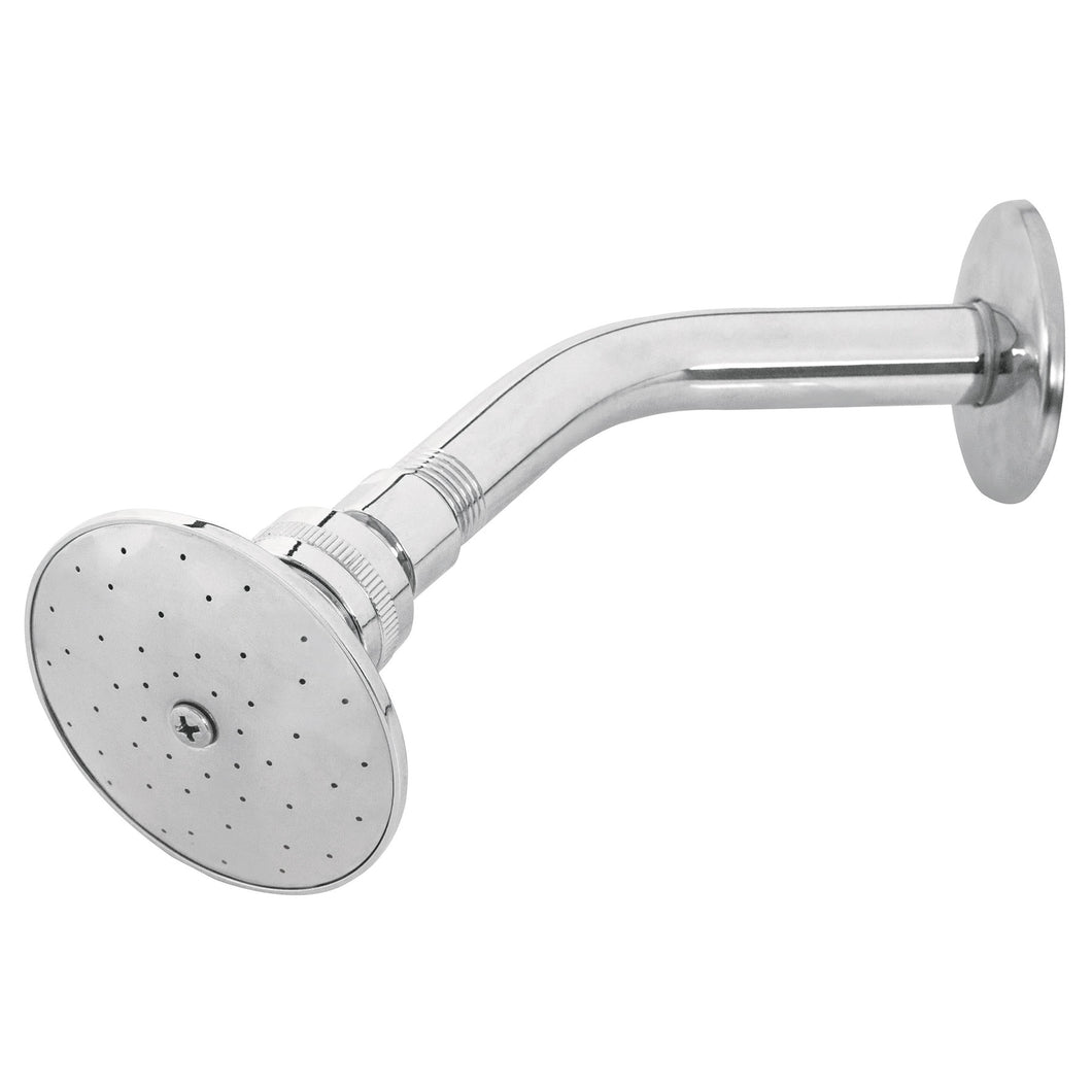 Regadera redonda, zamak, 3' con brazo, Aqua