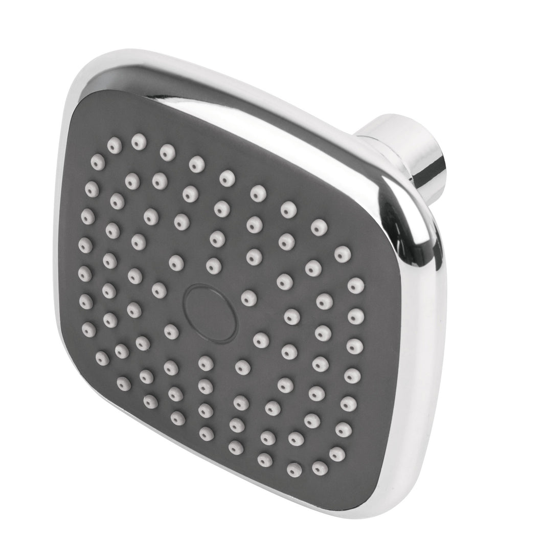Regadera cuadrada, ABS, 3-3/4', sin brazo, Basic