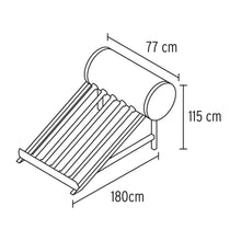 Cargar imagen en el visor de la galería, Calentador de agua solar 92 Litros 2 personas
