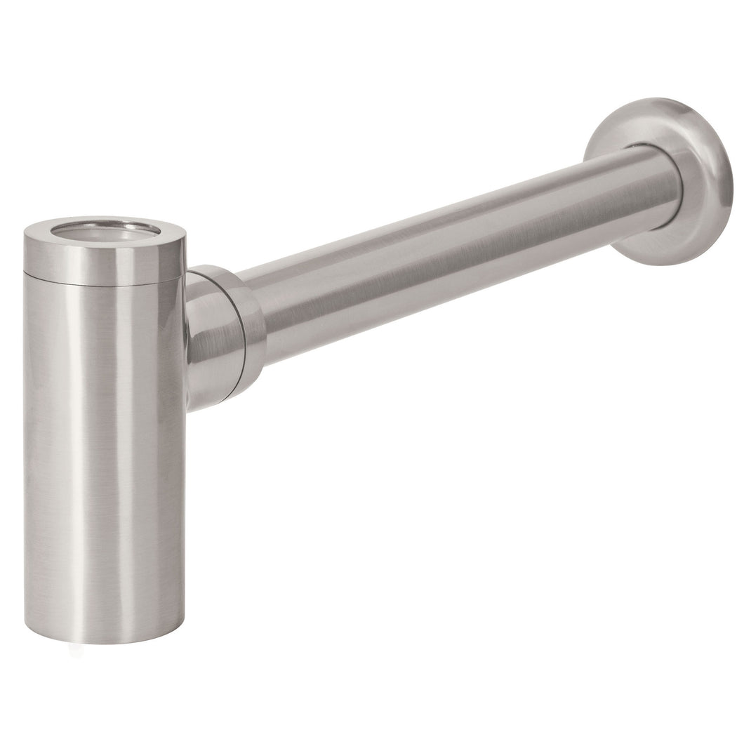 Céspol de bote p/lavabo minimalista s/contra, satín, 1-1/4'
