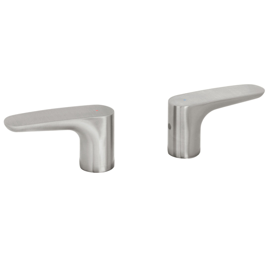 Juego de 2 manerales para lavabo, satin, Riviera