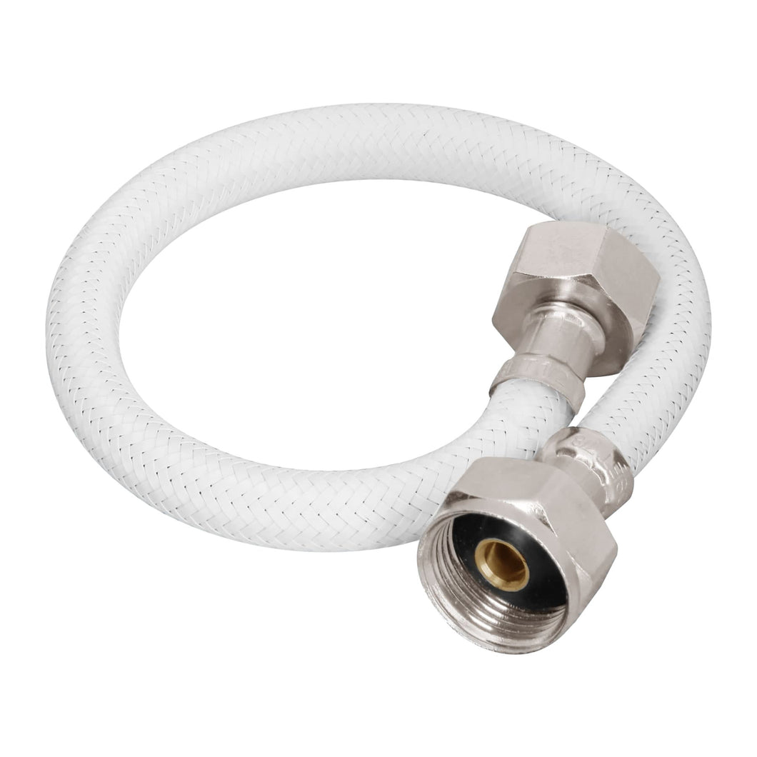 Manguera hule para WC, 35 cm, vinilo blanca, usos generales