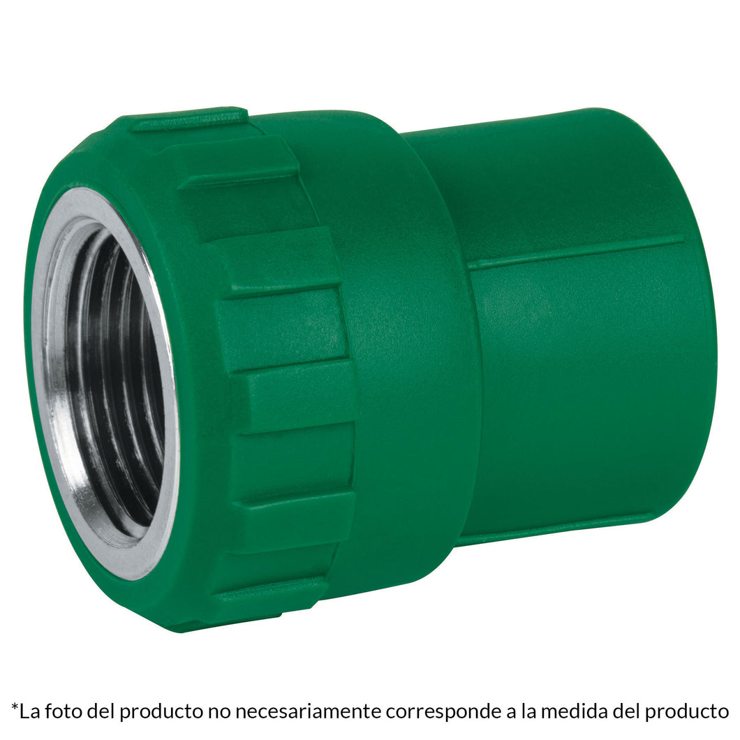 Conexión de PPR, 1-1/4', 40mm, hembra