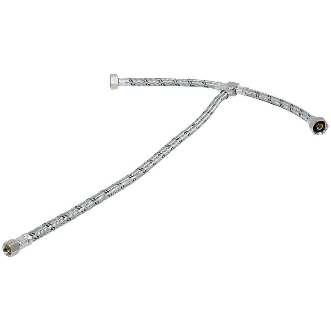 Manguera hule ,'T', 55cm, acero, Latam, usos grales