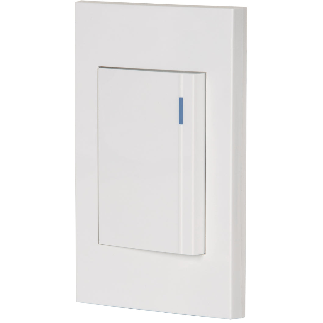 Placa armada 1 interruptor, 3 módulos, Española, blanco