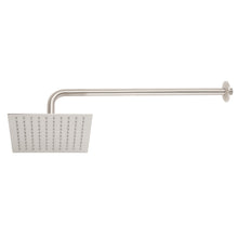 Cargar imagen en el visor de la galería, Regadera acero inoxidable, 8&#39;, con brazo, satinado, Riviera
