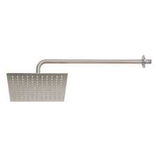 Cargar imagen en el visor de la galería, Regadera acero inoxidable, 10&#39;, con brazo, satinado, Riviera
